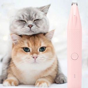 Electric Dog Shaver for Grooming Rechargeable with LED Pet Hair Trimmer Mute Paw Trimmer Set