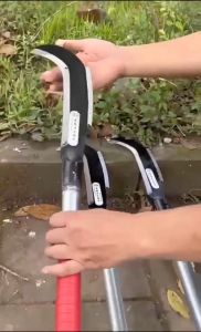 เปลี่ยนฟรี 5 ปี เคียวแมงกานีส ด้ามเหล็ก เคียวเกียวหญ้า น้ำหนักเบา สำหรับตัดไม้ ตัดหญ้า มีดตัดต้นไม้ เคียว