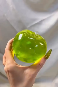 Apple Jelly Squishy Stress Relief Toy Soft Slow Rising Fidget Sensory Squeeze Toy Kids Adults Gift