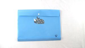 Eagle Files Map Plastik Kancing F4 Data Bag File Horizontal Motif Desain Hewan Lucu Imut Per Pack 3Pcs 6Pcs