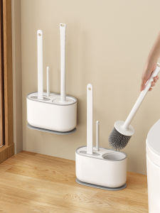 Bàn Chải Vệ Sinh 3 Trong 1 Dụng Cụ Vệ Sinh Phòng Tắm Silicon Không Góc Chết Treo Tường Bộ Bàn Chải Vệ Sinh Cho Gia Đình Sử Dụng
