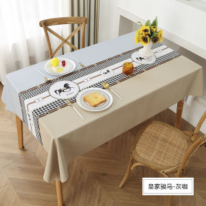 Accessible Luxury Fancy No-Clean Tablecloth PVC Waterproof and Oilproof and Heatproof Dining Table Cushion Tablecloth New Arrival Rectangular Coffee Table Cushion