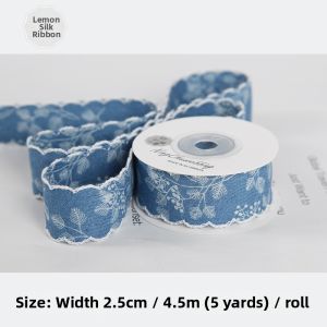 NingChu Ribbon | Denim Print Ribbon Packaging Accessories