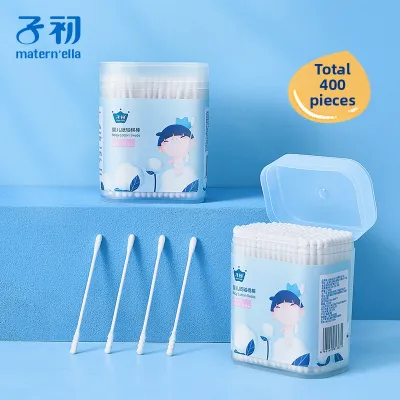 Newborn Gentle Baby Cotton Swabs 400 pieces