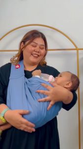 Gendongan Bayi Geos dengan Busa di Pundak Super Nyaman