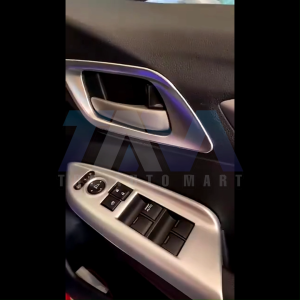 Honda Jazz / Fit GK (2014 - 2021) Inner Handle Ring Cover Silver Carbon Fiber Protector TAM Auto Mart Car Acccessories