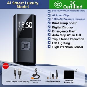 HELLOLEIBOO | Wireless Car Inflator with Pressure Monitoring High Pressure