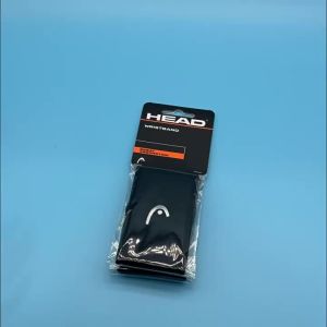 HEAD | 5 Inches HEAD Wristbands Original HEAD Tennis Wristband Badminton Sport Wristband Comfortable Sweat Wiping Non Slip Wristband