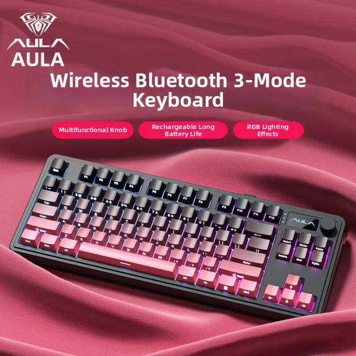 AULA | Bluetooth RGB Side-engraved Mechanical Keyboard