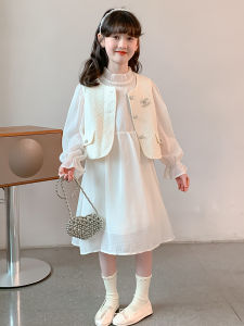 MPW | Princess Style Birthday Girl Dress Childrens Spring Autumn Fashionable Skirt Casual Fabric MPW Brand Girls Dress