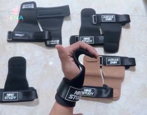 [2 Cái] Găng Tay Tập GYM Dây kéo lưng Lifting Straps đa năng hỗ trợ tập Gym Deadlift lên xà nâng tạ