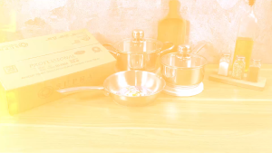 SUPRA New 5pcs panci set professional series stainless SUS304 impact bottom / cookware wajan penggorengan special lebaran PROF SET 5