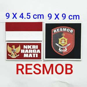 Patch Logo POLRI WARNA Series Emblem Prepet Perekat Velkro Tactical Army