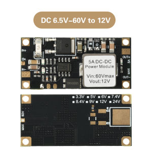 DC-DC Step-Down Module Buck Converter 6.5V-60V To 5V/12V Mini Buck Power Module 5A 60W High-Power Voltage Regulator Converter