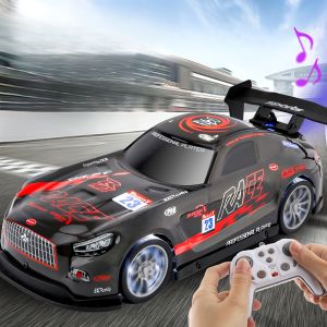 1:16 Scale RC Drift Car for Kids 8-12 | 4WD High-Speed Racing with LED Lights & Water Spray | 2.4GHz Remote Control | Ready-to-Run (RTR) Birthday/Christmas Gift