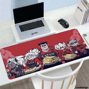 Helltaker Anime Mousepad XXL Gamer Gaming Mouse Pad PC Computer Otaku Locking Edge DIY Customized Photo Laptop Notebook Desk Mat