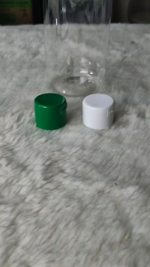 500ml PET Bottle + Flip Top Cap (Green/ White)
