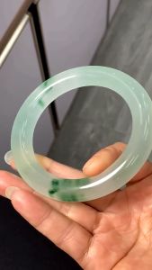 Real Myanmar emerald bangles Class Ice transparent green Color matching jade bangle jade bangle give women gifts jewelry real jade bracelet myanmar