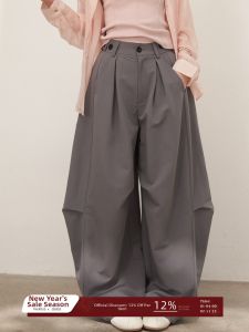 THROUS | Quần Tây Ôm Dập Ly Đùi Rộng