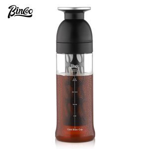 BINCOO Coffee Cold Brew Bottle with Strainer Cold Brew Kettle Tritan Portable Jug Suitable for Home Office Outdoor Traveling 600ML