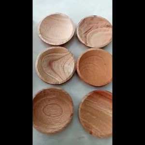 PROMO BISA BAYAR DITEMPAT - Lepek Piring Kecil Acar Sambel Kayu Mahoni 65 cm Bahan Premium Termurah