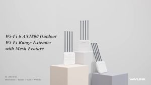 WAVLINK AX3000 WiFi6 Titik Akses Luar Ruangan AX1800 Penguat Jangkauan WiFi Mesh Luar Ruangan Dengan PoE Penguat Sinyal WiFi Luar Ruangan WiFi Repeater Jarak Jauh Luar Ruangan WiFi Range Extender Luar Ruangan