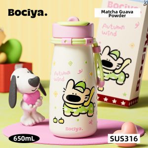 BAICAIYA | Portable Thermos Cup With Straw