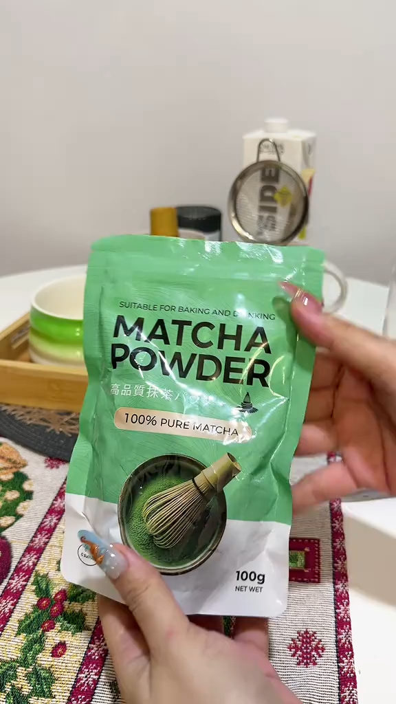 100g Pure Matcha Powder Ceremonial Grade Organic Unsweetened For Drink/Baking/Milk/Tea