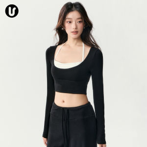 umeverb | Women Long Sleeve Integrated Yoga Wear Sport Top