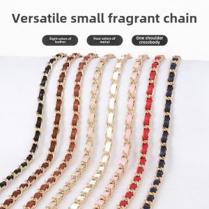 Ladies Replacement Chain Strap for Handbags Single Double Shoulder Small Fragrance Style Wanderlust Bag Chain Leather