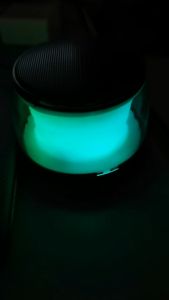 mini karaoke bluetooth speaker portable wireless with colorful 360 LED light show outdoor karaoke speaker