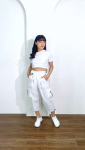 Bootloop - Celana Parasut Cargo Wanita - Celana Cargo Parasut 7/8 Wanita