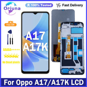 6.56" IPS Display For OPPO A17 CPH2477 LCD Display Touch Screen Digitizer Assembly For OPPO A17k CPH2471 LCD Screen Repair Parts