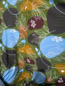 Printed Cotton Spandex Fabric sold per yard