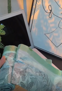 Garbage Bag 50Pcs Portable Tear-Free Thickened Fragrance Garbage Bag