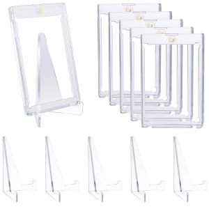 35PT Magnetic Card Holder Display Case Set Fit for YuGiOh Pokmon Game Sports Trading Cards Sleeves Hard Acrylic Protector Toy