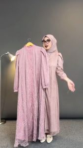AUREALY Dress Premium Fashion Wanita Kondangan Wisuda Lebaran Slim Kekinian 2025