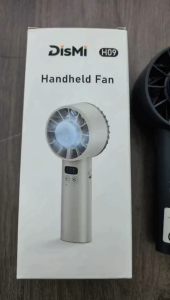 DISMI Kipas Angin Mini Portable 5 Speed Kipas Genggam LED Display USB Portable Handheld Fan