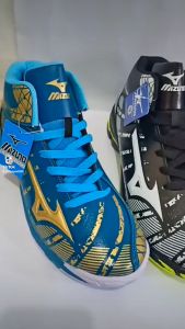 Sepatu Voli Mizuno Wave Voltage Pria Wanita Ukuran 36-44 Uniseks Anti Air