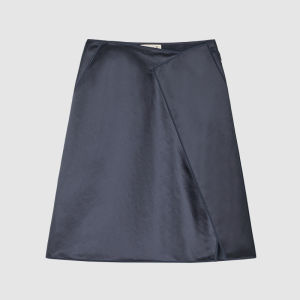 ICICLE | Winter Short Heavy Satin Cotton Blend Skirt