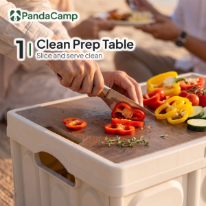 Camping Outdoor Storage Box Organizer Kotak Bekas Simpanan Lipat Foldable Cabinet Picnic Hiking