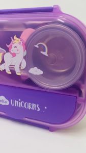 iSchoolDy Kids Kuromi Little Twin Star Unicorn Kitty Spiderman Cartoon Bento Stainless Steel Lunch Box