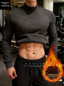 YOULIN | Fitness Thermal Underwear Shirt Men Long Sleeve Tapered