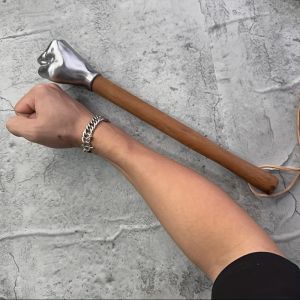 Stainless Steel Hammer with Wooden Handle- High Hardness Durable and Rust-Resistant Ideal for Outdoor Use Multi-Purpose Tool