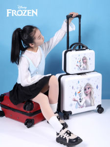 Princess Elsa Childrens Suitcase Girls Can Sit And Ride 11 Years Old Pull Rod Box Primary School Students 8 Years Old Box