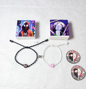 Gelang coupel spiderman miles dan gwen