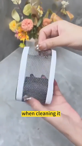 5/10M 70MM Có Thể Cắt Tắm Thoát Tóc Bắt Tự Dính Sàn Thoát Nước Miếng Dán Lưới Dùng Một Lần Lọc Lọc Cho Đồ Dùng Phòng Tắm - MOGEE