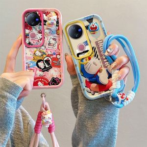 การ์ตูน เคส Case VIVO V50 VIVOV50 5G VIVOV505G ใหม่น่ารักเทรนด์แฟชั่นความคิดสร้างสรรค์ตุ๊กตา3D โดราเอมอน Hello Kitty Luffy Pikachu สายคล้องแบบมี เคสโทรศัพท์ กันกระแทก2025