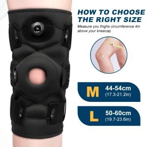 1PCS Hinged Knee Brace - Relieves Meniscus TearArthritis - Open Patella Design with Dual Metal Side Stabilizers for Women Men