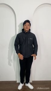 Armous Jaket Parasut Pria Windbreakers Outdoor Premium Bahan Taslan Waterproof